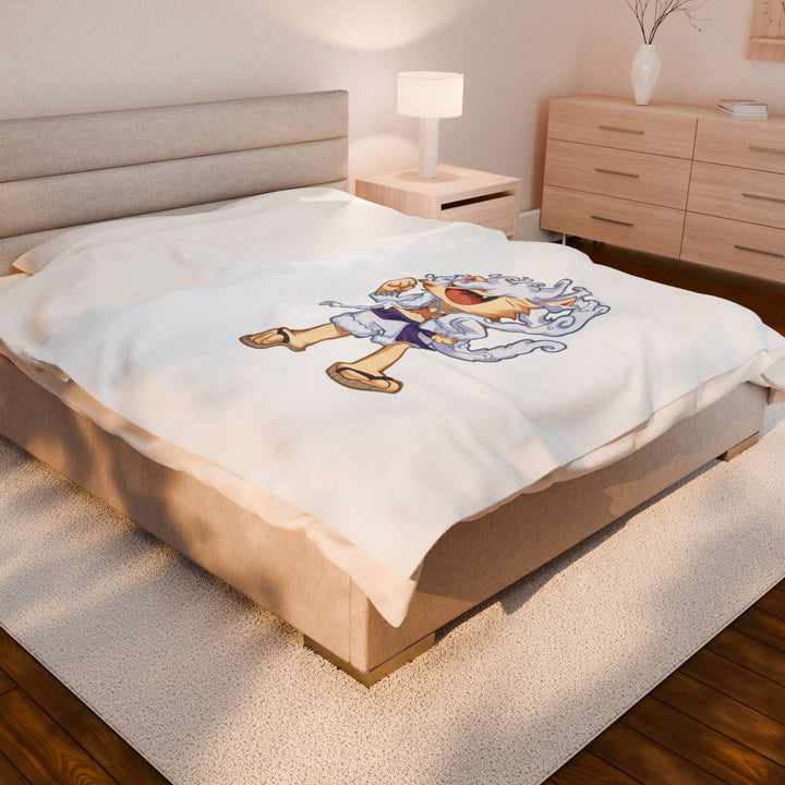 Luffy Cat Plush Blanket