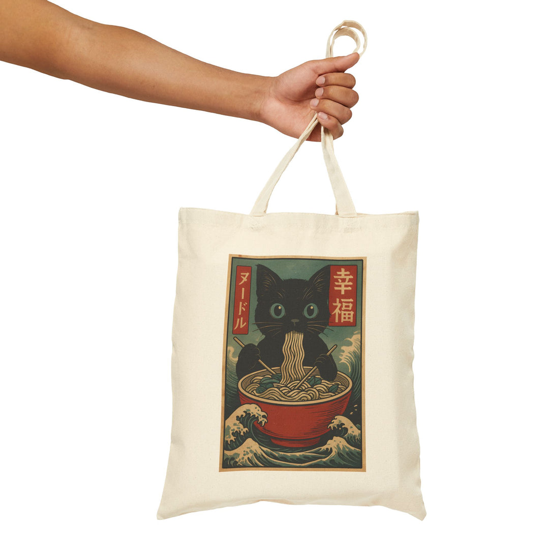 Kawaii Cat Tote Bag, Cute Cotton Canvas, Eco-Friendly Shopping Bag, Gift for Cat Lovers, Artsy Market Bag, Perfect for Everyday Use, [...]
