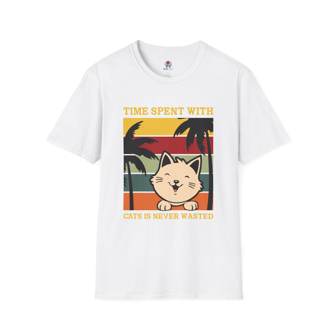 Funny Cat Time Wasted T-Shirt