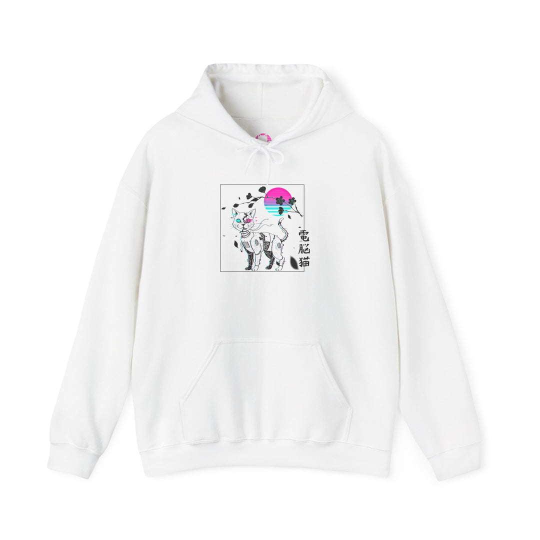Chill Cat Graphic Hoodie, Cozy Sweatshirt for Cat Lovers, Perfect Gift for Birthdays, Holidays, Cat Enthusiasts, Unisex Apparel