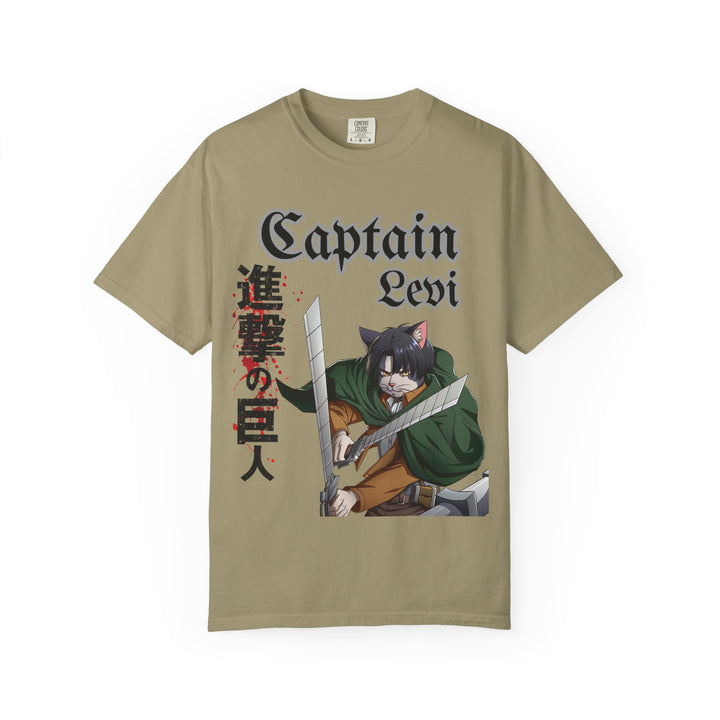 Captain Levi Anime Cat T-Shirt