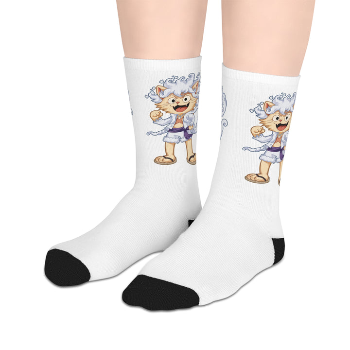 Luffy Cat Mid-length Socks