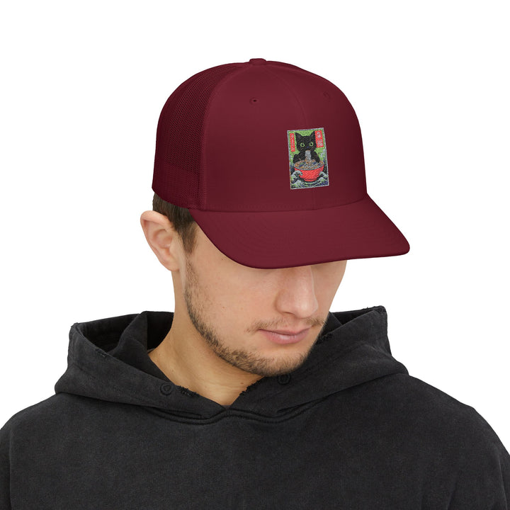 Cat-Themed Snapback Trucker Cap, Perfect for Pet Lovers, Unique Gift for Cat Owners, Summer Style Hat, Fun Accessory for Outdoor Events