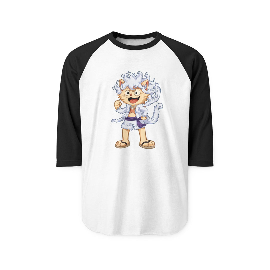 Luffy Cat Gear 5 Three-Quarter Sleeve Shirt