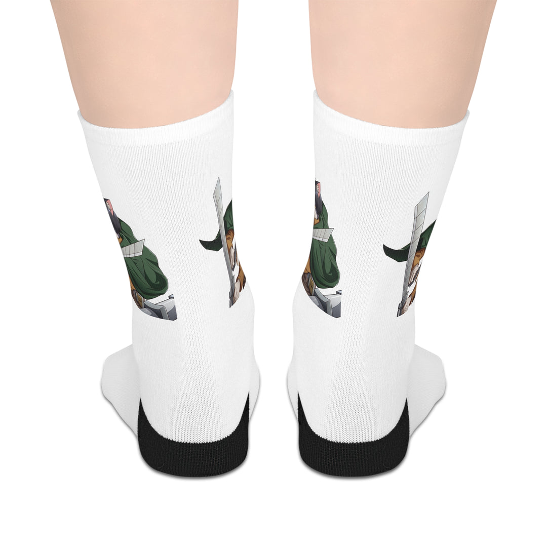 Levi Cat Mid-Length Socks