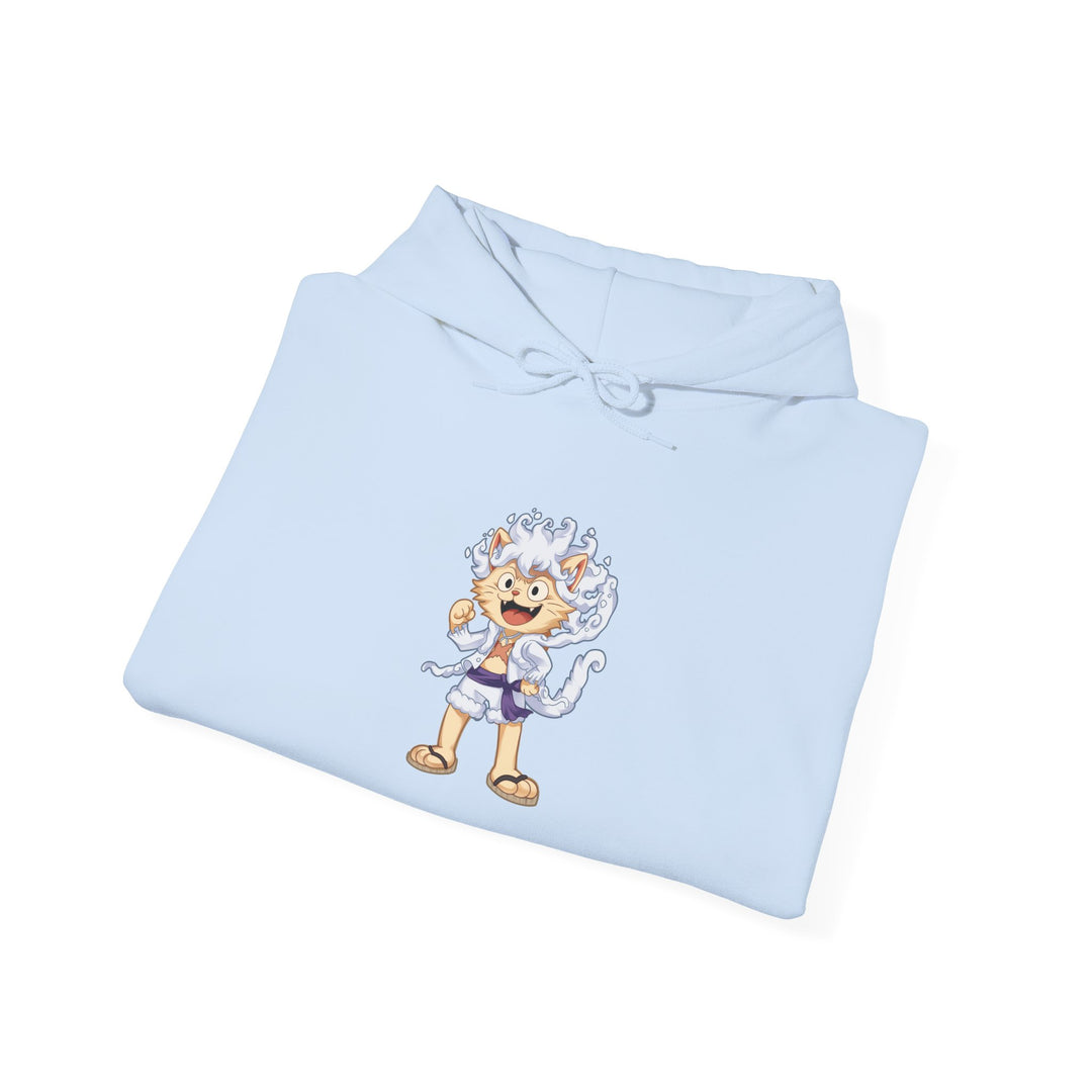 Anime Cat Luffy Gear 5 Hoody