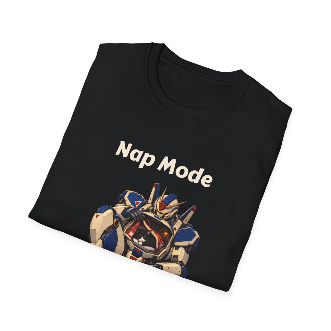 Mecha Pilots Need Naps Cat T-Shirt