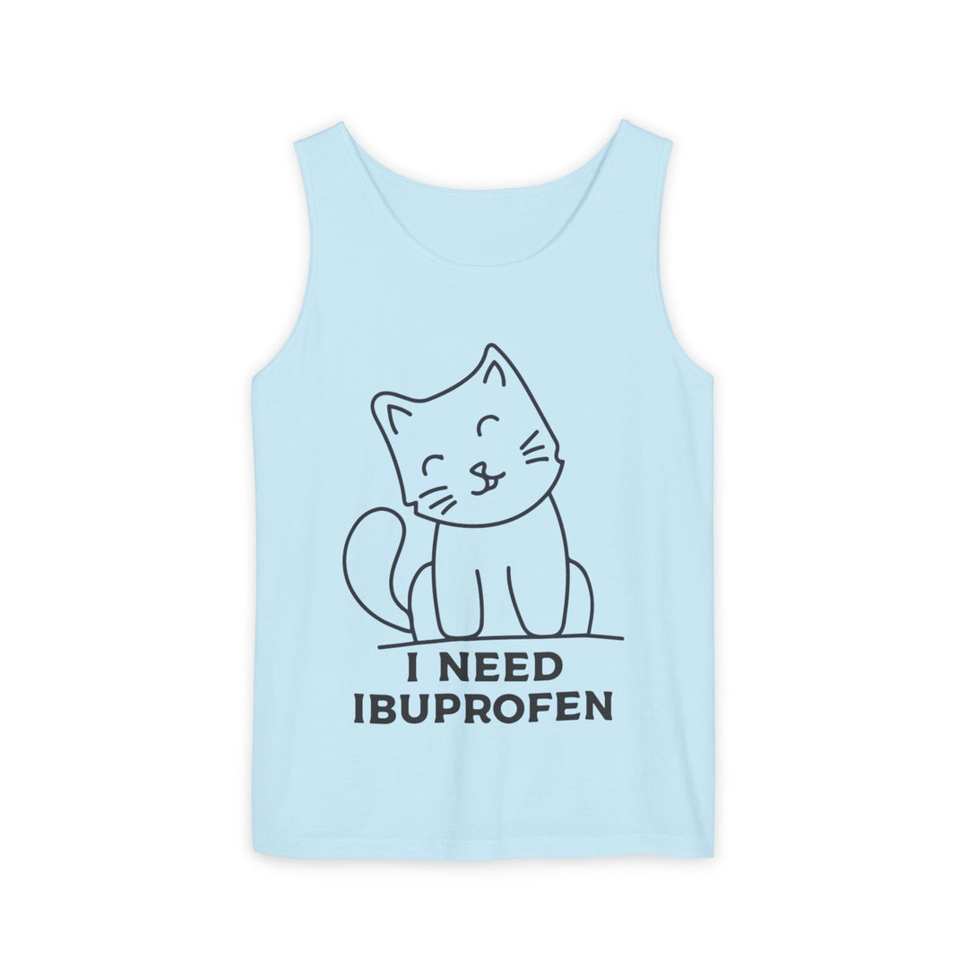 Funny Cat Tank Top, Summer Tee, Gifts for Cat Lovers, Cute Animal Apparel, Relaxing Casual Wear, Women's Funny Shirt