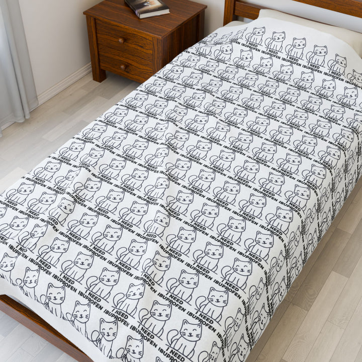 Cozy Velveteen Plush Blanket for Comfort and Warmth