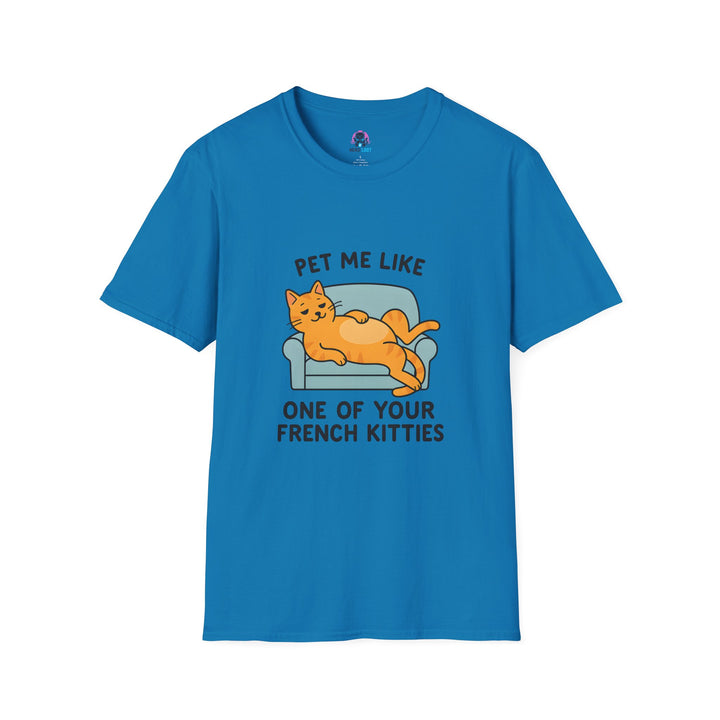 Pet Me Funny French Cat T-Shirt