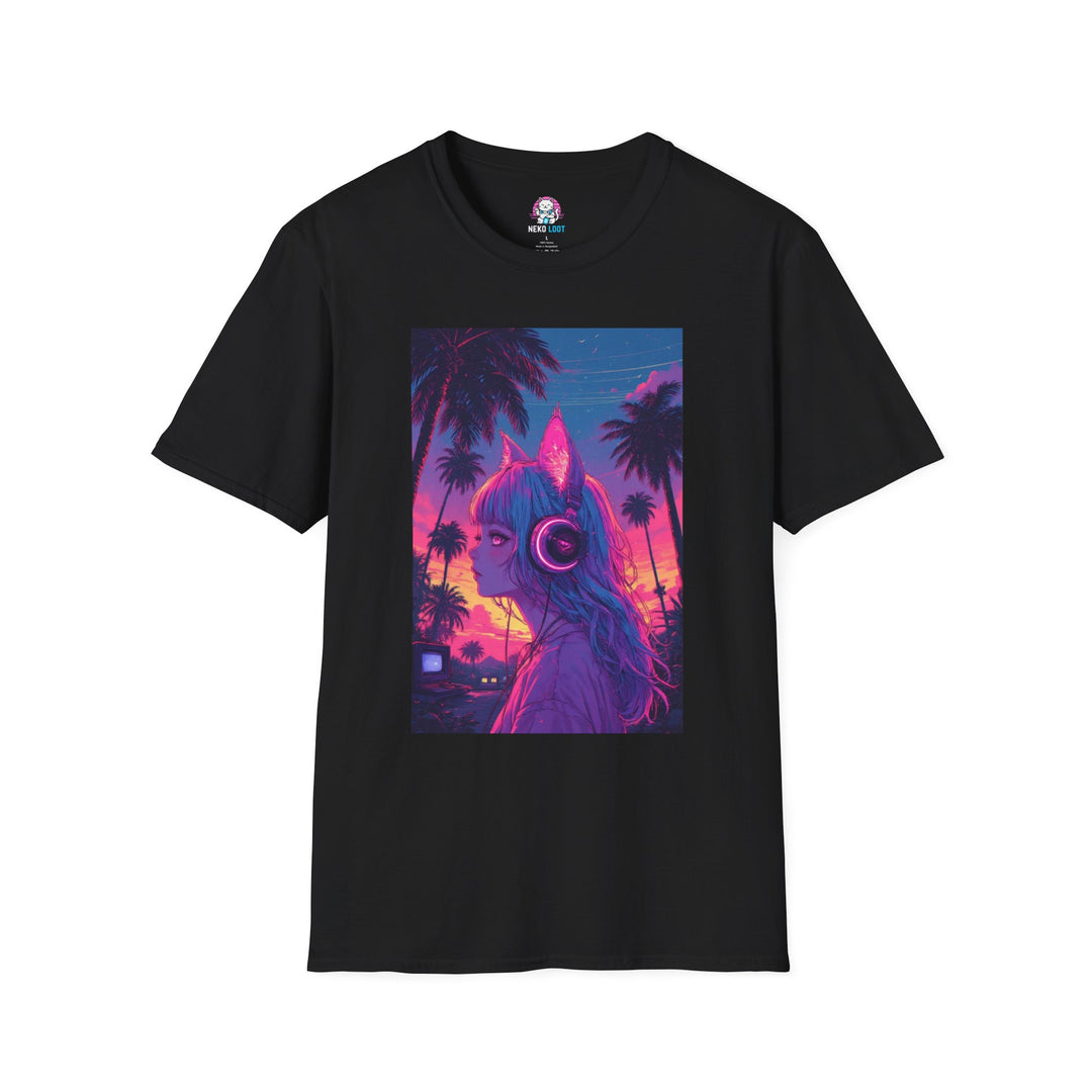 Retro Catgirl Vibes T-Shirt