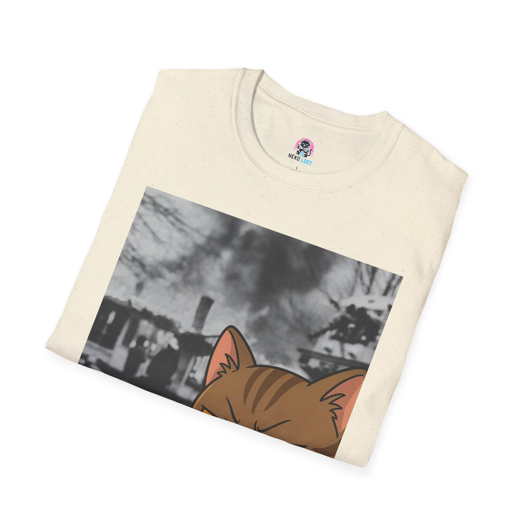 Disaster Cat Meme T-Shirt