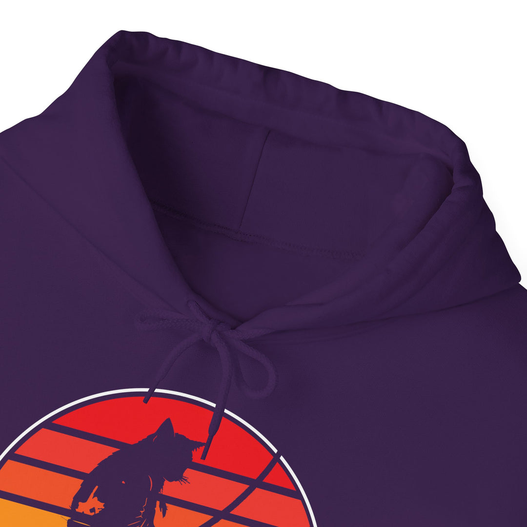 Samurai Cat Sunset Hoodie