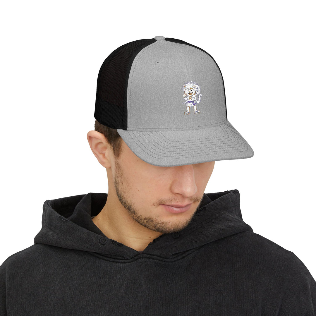 Stylish Snapback Trucker Cap with Unique Embroidery, Cool Hat for Men and Women, Perfect for Casual Outings, Gifts, Outdoor Events