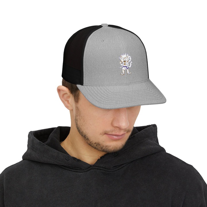 Stylish Snapback Trucker Cap with Unique Embroidery, Cool Hat for Men and Women, Perfect for Casual Outings, Gifts, Outdoor Events