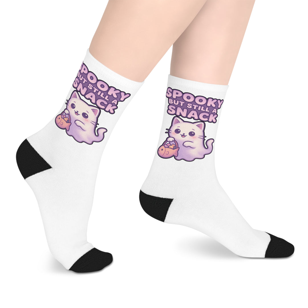 Spooky Cat Snack Socks