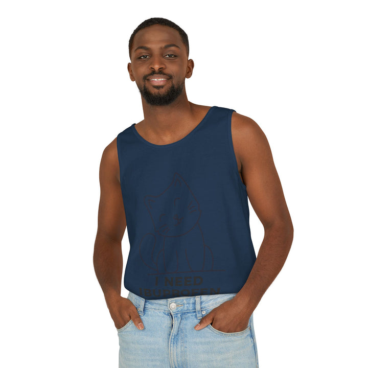 Funny Cat Tank Top, Summer Tee, Gifts for Cat Lovers, Cute Animal Apparel, Relaxing Casual Wear, Women's Funny Shirt