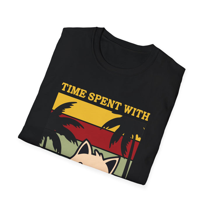 Funny Cat Time Wasted T-Shirt