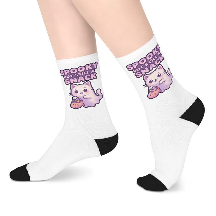 Spooky Cat Snack Socks