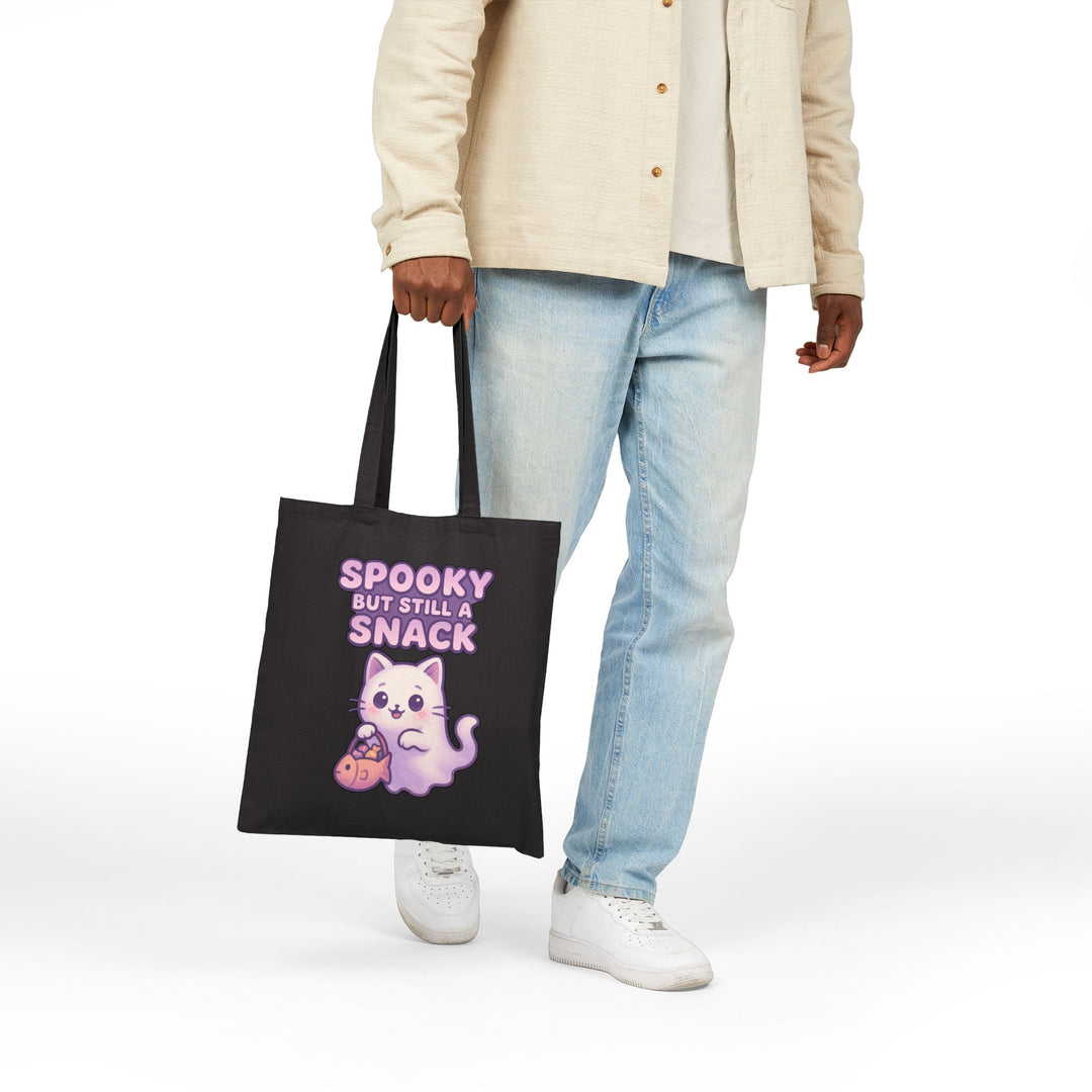 Spooky Snack Cat Tote Bag