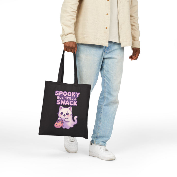 Spooky Snack Cat Tote Bag