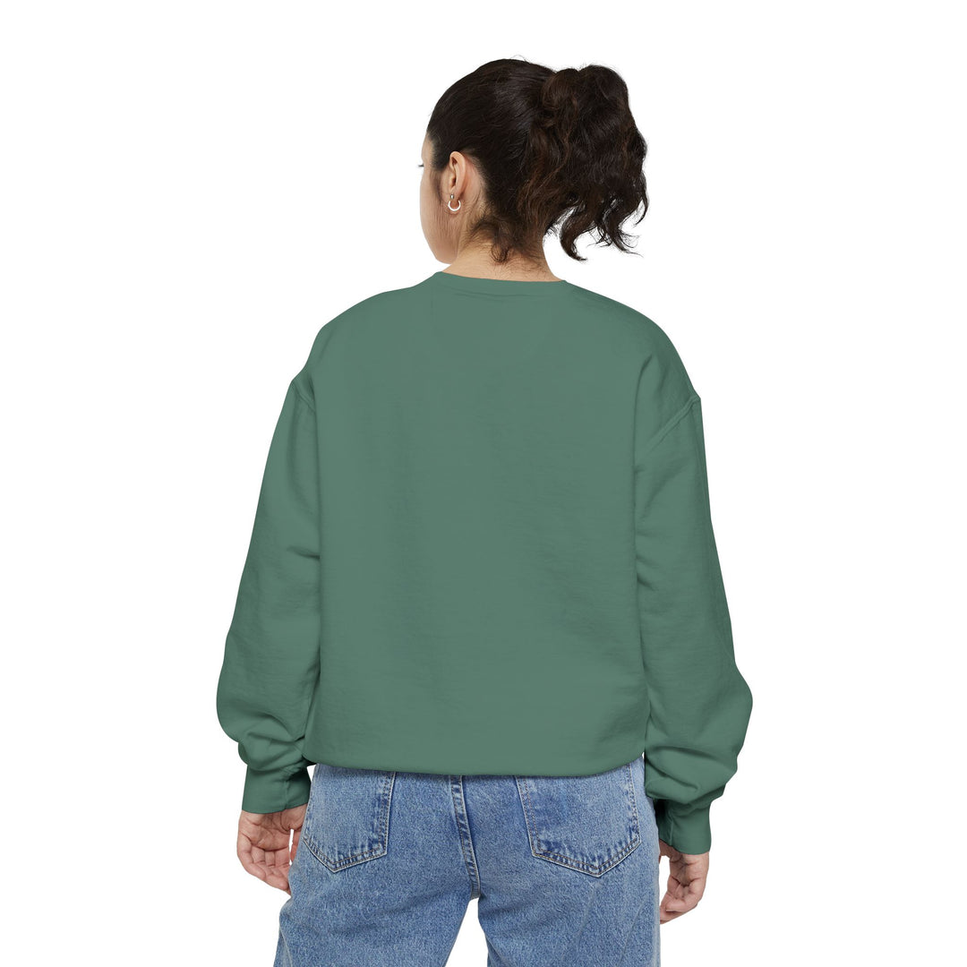 Cute Cat Character Sweatshirt Featuring a Whimsical Feline in a Cheerful Anime Inspired Pose for Fans of Unique Graphics Animal Lover Apparel Fun Fashion Casual Wear