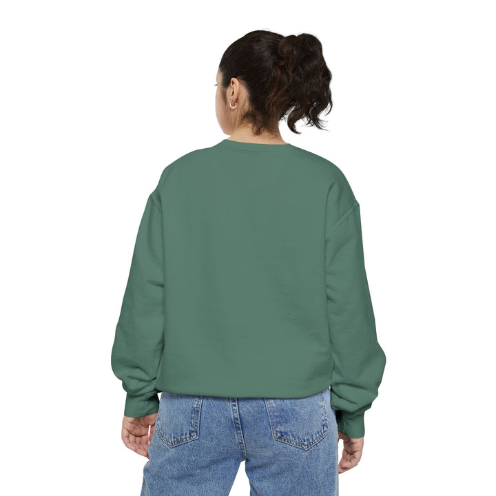 Cute Cat Character Sweatshirt Featuring a Whimsical Feline in a Cheerful Anime Inspired Pose for Fans of Unique Graphics Animal Lover Apparel Fun Fashion Casual Wear