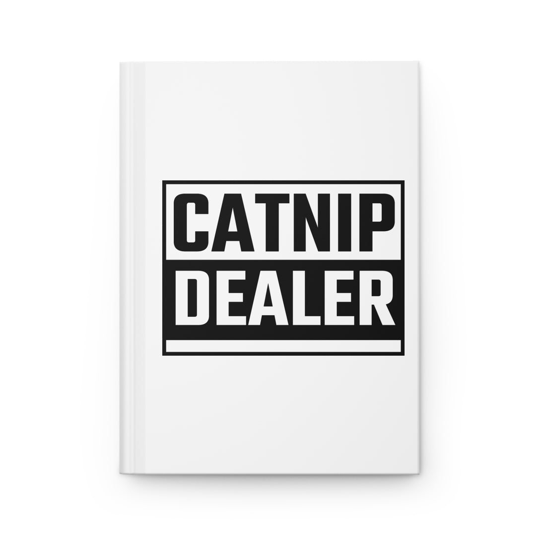 Catnip Dealer Journal, Cat Lover Gift, Funny Journal, Pet Owner Notebook, Cat Lover Gift Ideas, Cute Stationery
