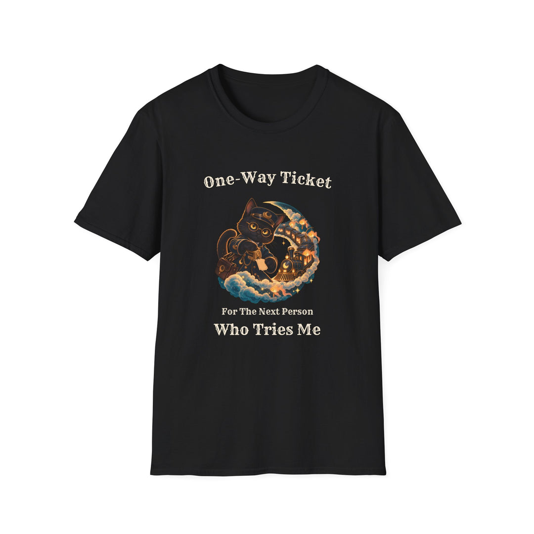 Spirit Train Inspector Cat T-Shirt