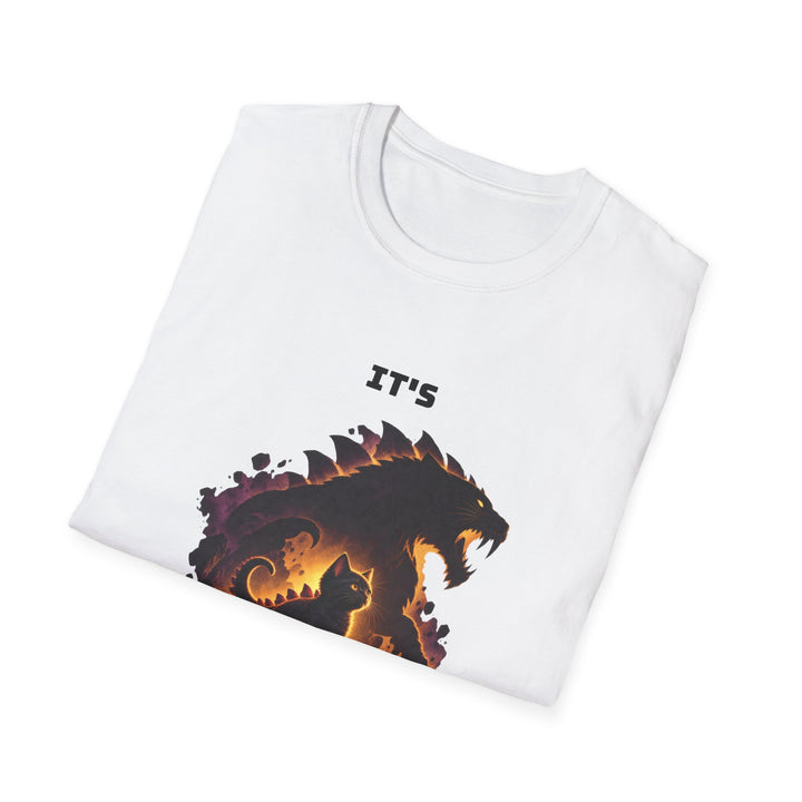 Tiny Dino Big Shadow Cat T-Shirt