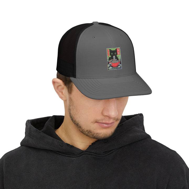 Cat-Themed Snapback Trucker Cap, Perfect for Pet Lovers, Unique Gift for Cat Owners, Summer Style Hat, Fun Accessory for Outdoor Events