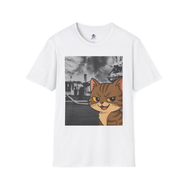 Disaster Cat Meme T-Shirt