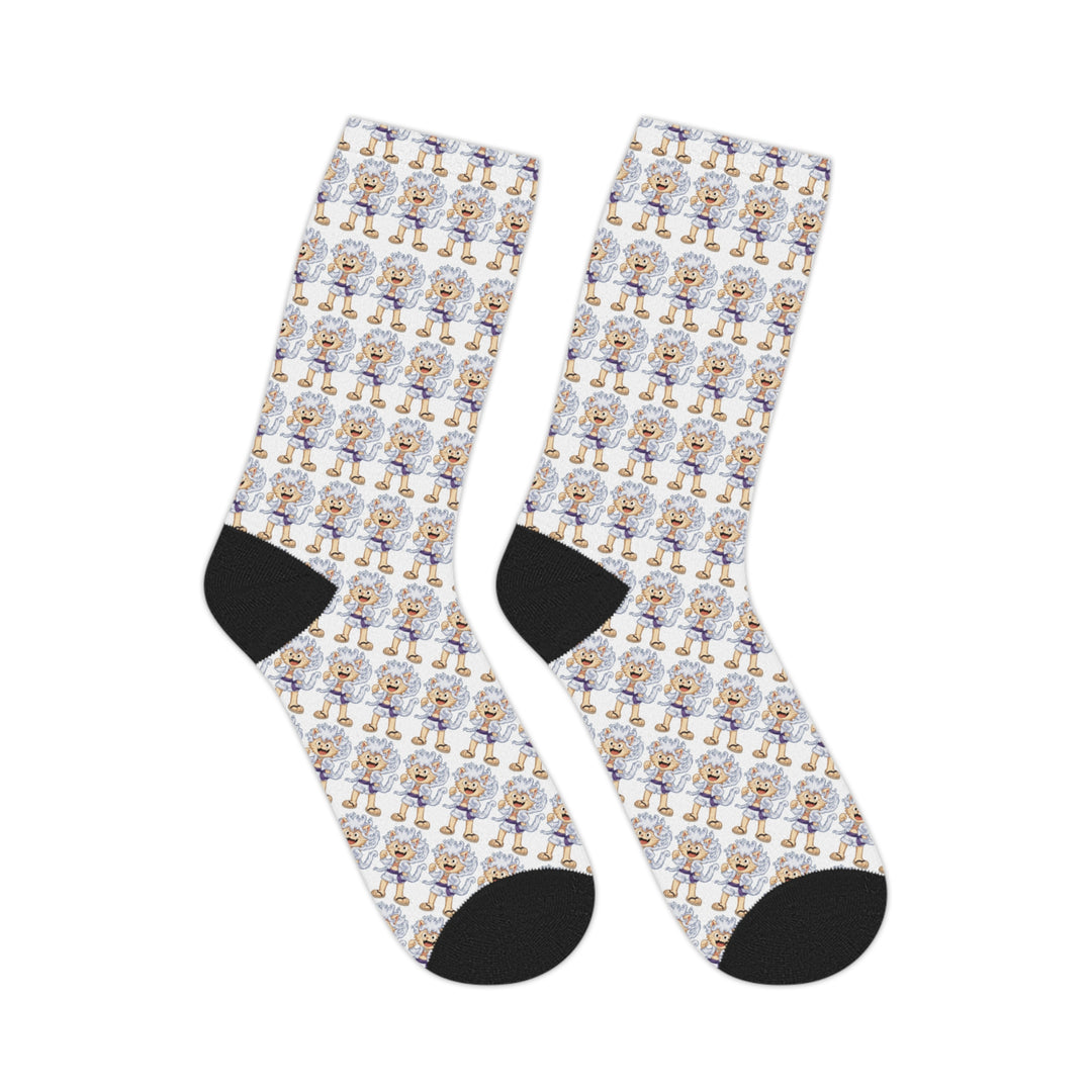 Luffy Cat Mid-Length Socks