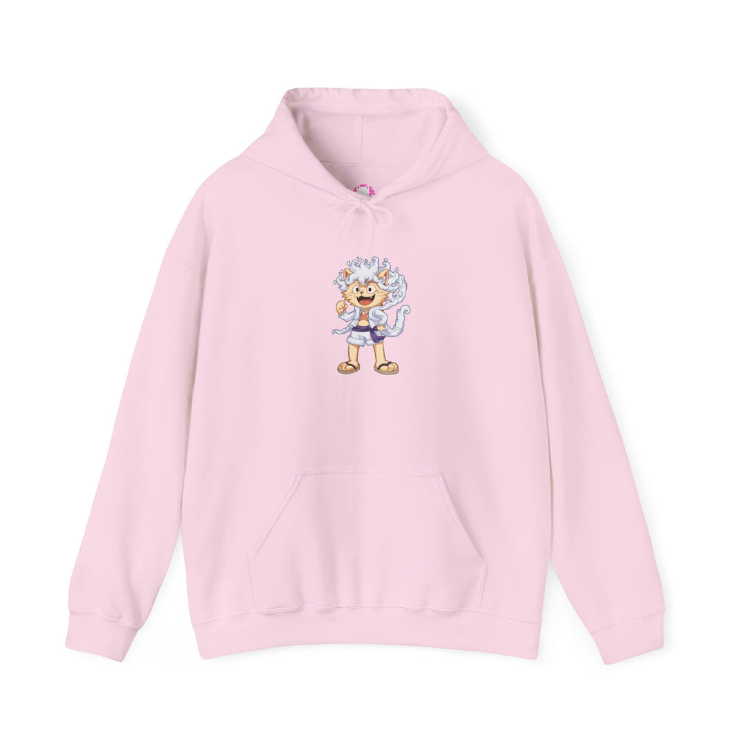 Anime Cat Luffy Gear 5 Hoody