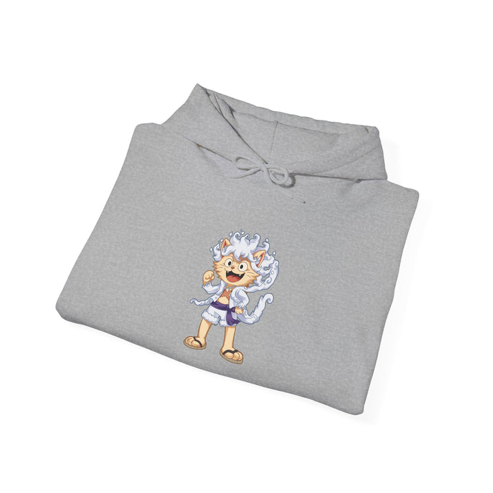 Anime Cat Luffy Gear 5 Hoody