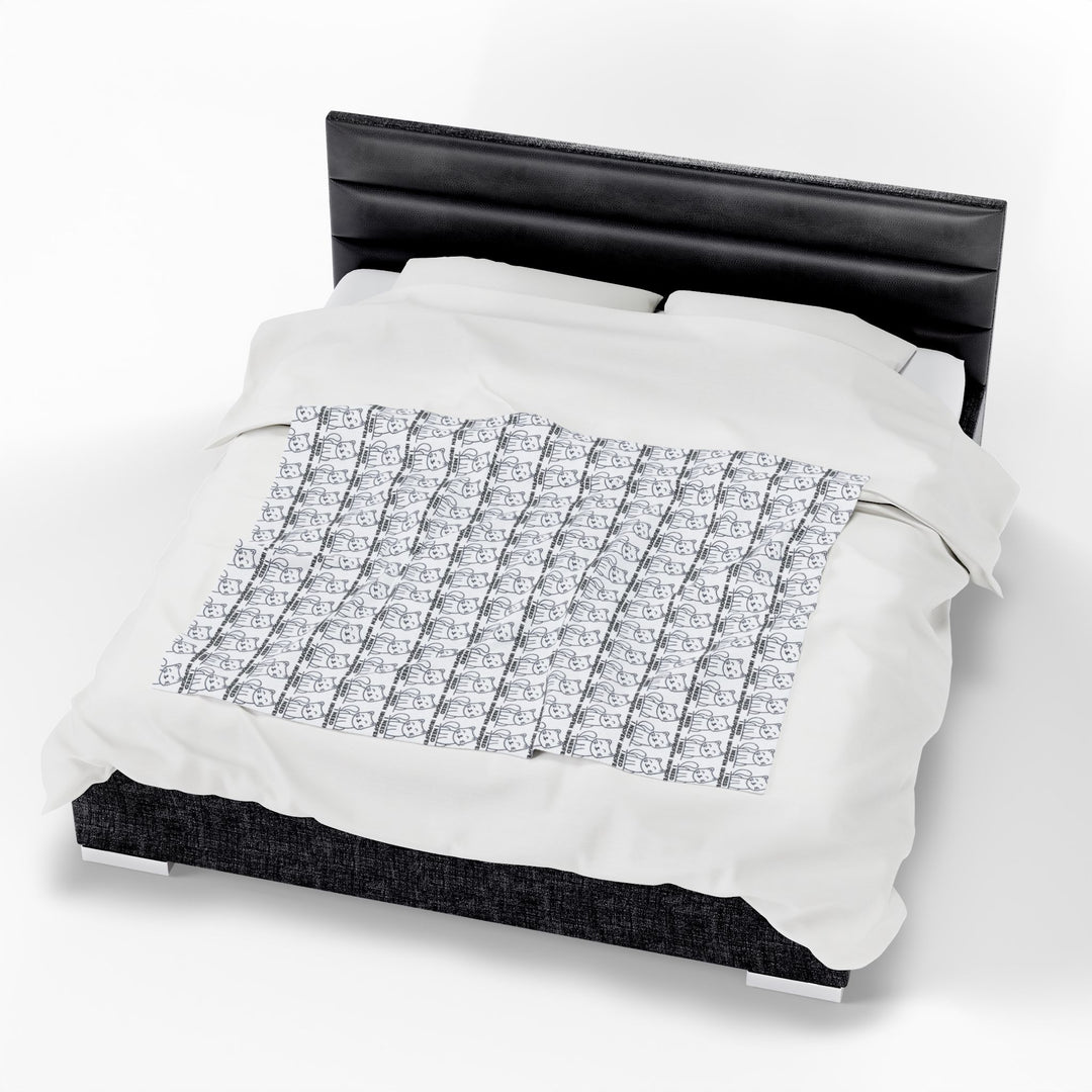 Cozy Velveteen Plush Blanket for Comfort and Warmth
