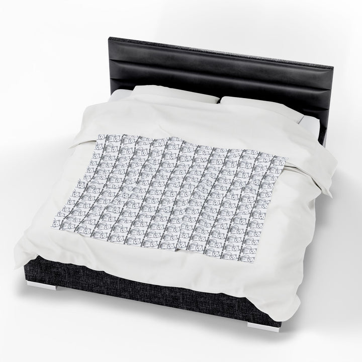 Cozy Velveteen Plush Blanket for Comfort and Warmth