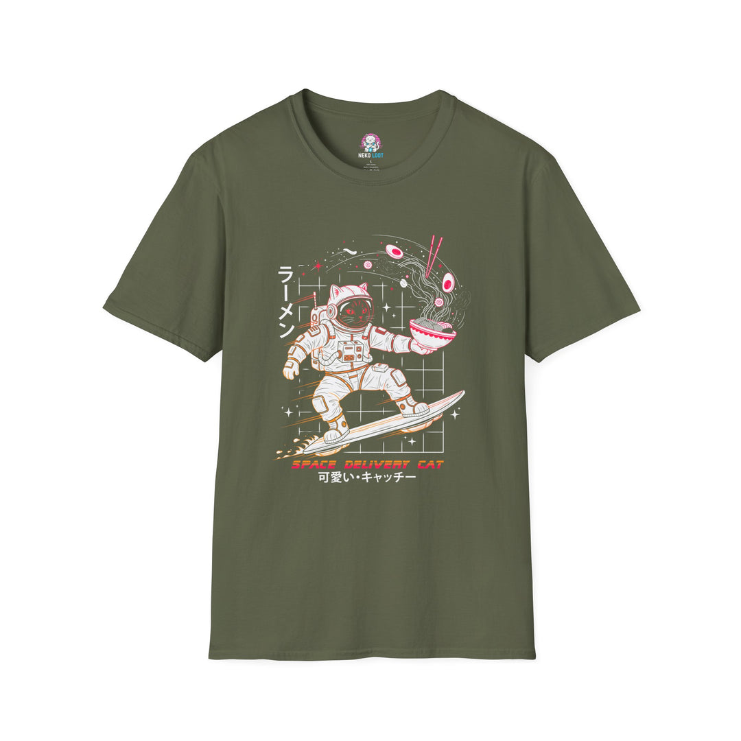 Space Delivery Cat Unisex T-Shirt