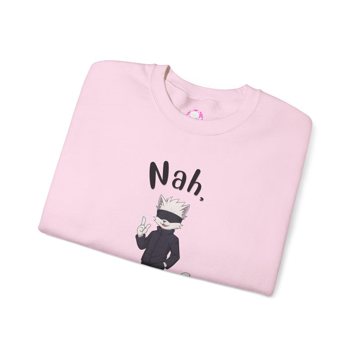Cool Cat Sweatshirt, Funny Sweatshirt, Gift for Cat Lovers, Casual Outfit, Unisex Crewneck Sweatshirt, Unique Design