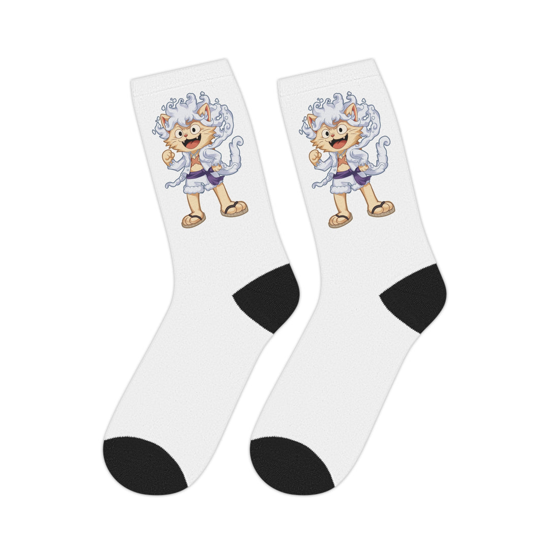 Luffy Cat Mid-length Socks