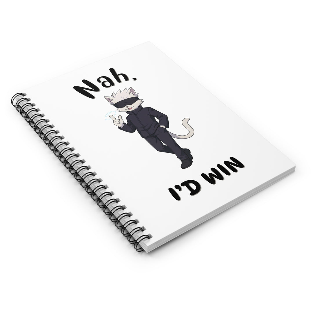 Whimsical Cat Spiral Notebook - Fun, Ruled Lines for Students, Gift for Cat Lovers, Office Supplies, Journaling