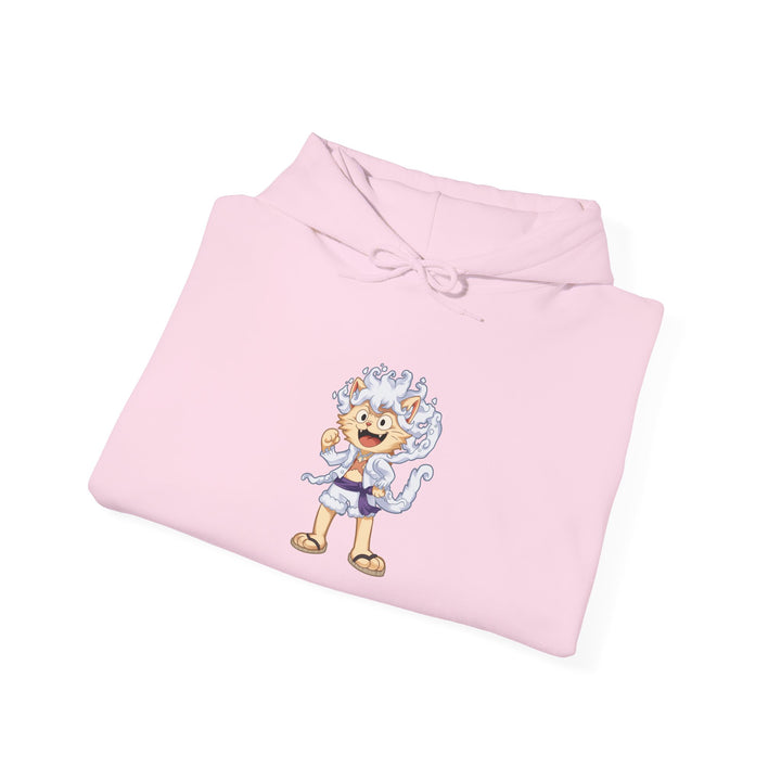 Anime Cat Luffy Gear 5 Hoody