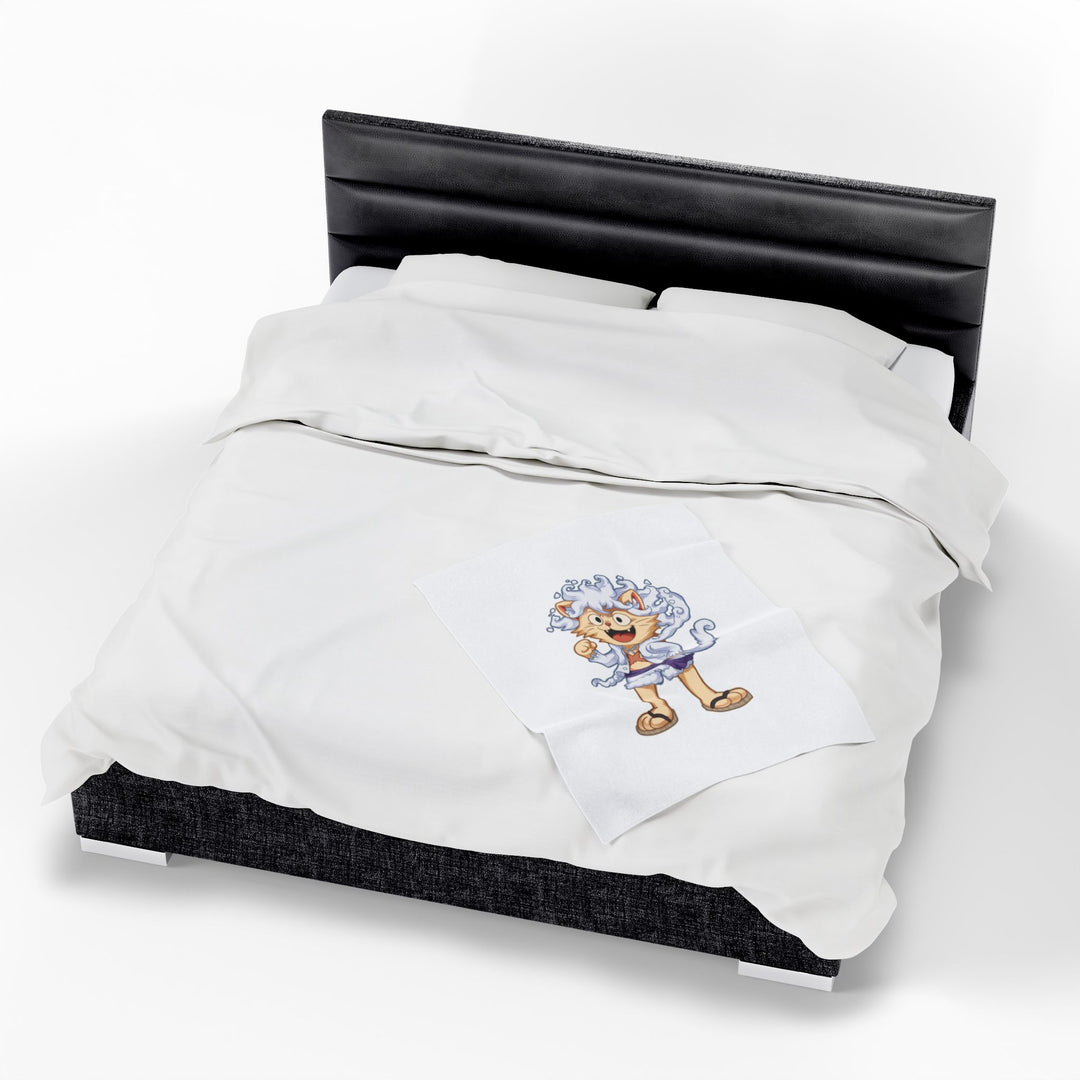 Luffy Cat Plush Blanket