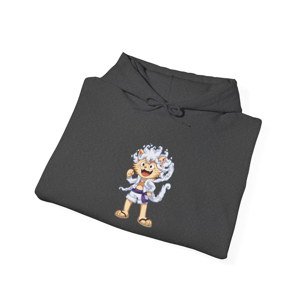 Anime Cat Luffy Gear 5 Hoody