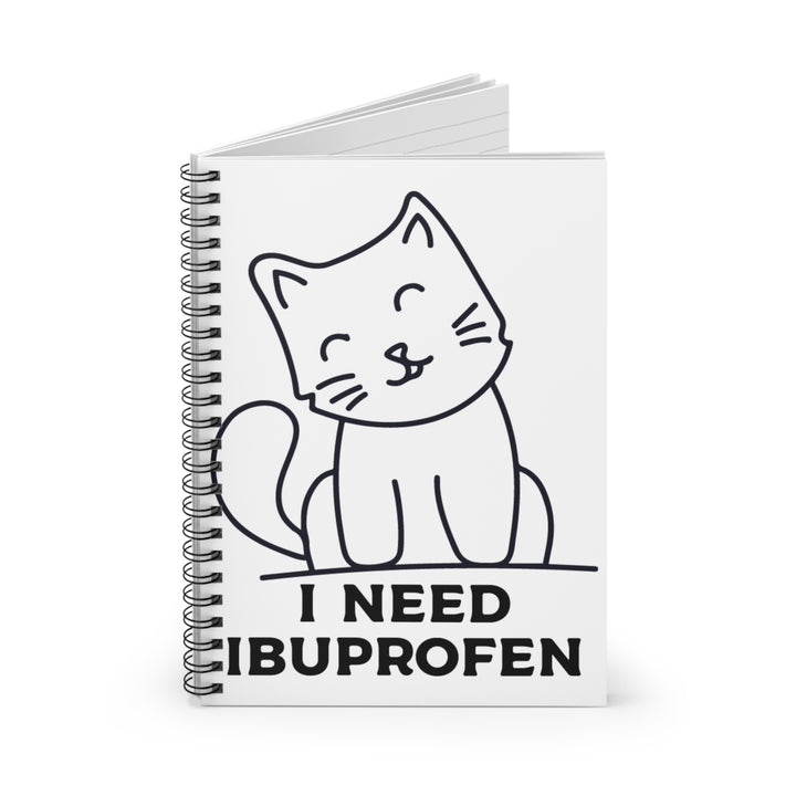 Cat-Themed Spiral Notebook - Perfect for Cat Lovers, Animal Enthusiasts, Gifts, Journals, Memo Pads