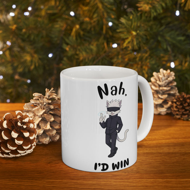 Funny Cat Themed Ceramic Mug - Perfect Gift for Cat Lovers, Coffee Lovers, Pet Parents, Birthday, and Holidays