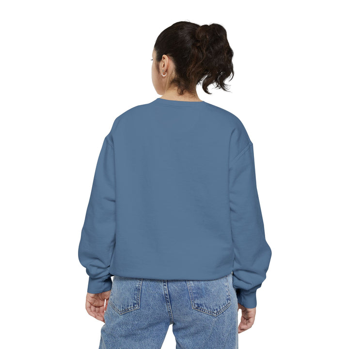 Cute Cat Character Sweatshirt Featuring a Whimsical Feline in a Cheerful Anime Inspired Pose for Fans of Unique Graphics Animal Lover Apparel Fun Fashion Casual Wear