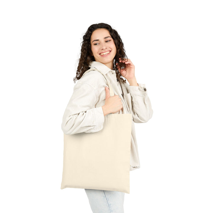 Cute Cat Character Cotton Canvas Tote Bag, Eco-Friendly Shopping Bag, Fun Animal Design Tote, Gift for Cat Lovers, Reusable Grocery Bag