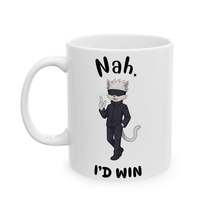Funny Cat Themed Ceramic Mug - Perfect Gift for Cat Lovers, Coffee Lovers, Pet Parents, Birthday, and Holidays