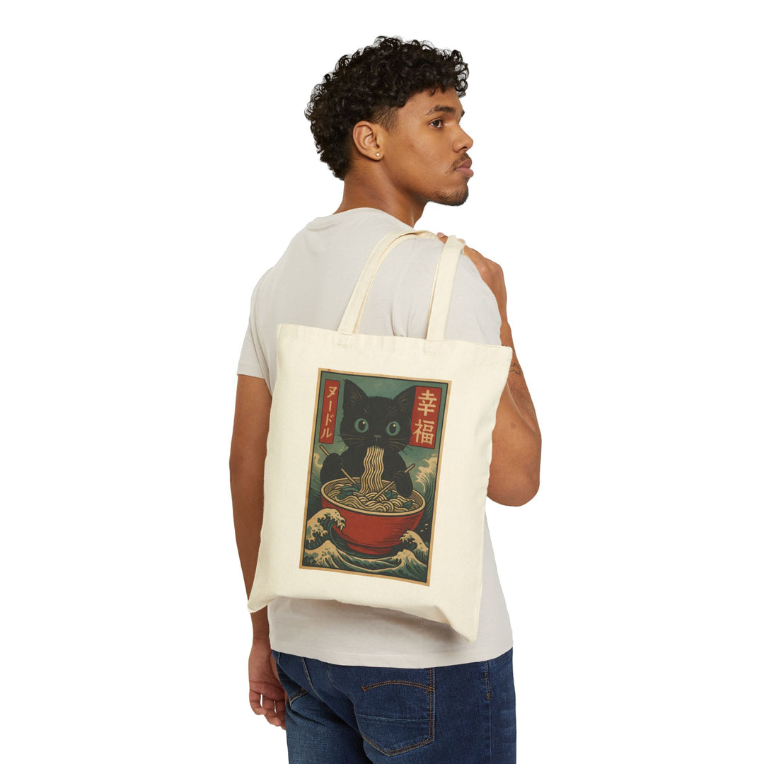 Kawaii Cat Tote Bag, Cute Cotton Canvas, Eco-Friendly Shopping Bag, Gift for Cat Lovers, Artsy Market Bag, Perfect for Everyday Use, [...]